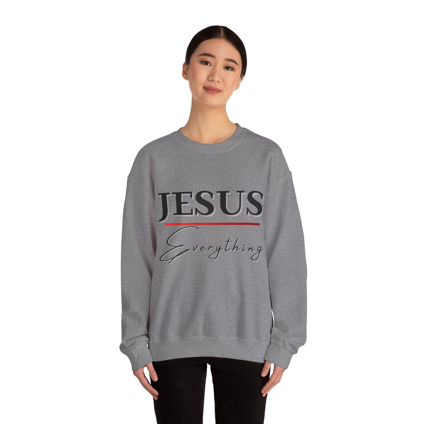 Jesus Over Everything Crewneck Sweatshirt