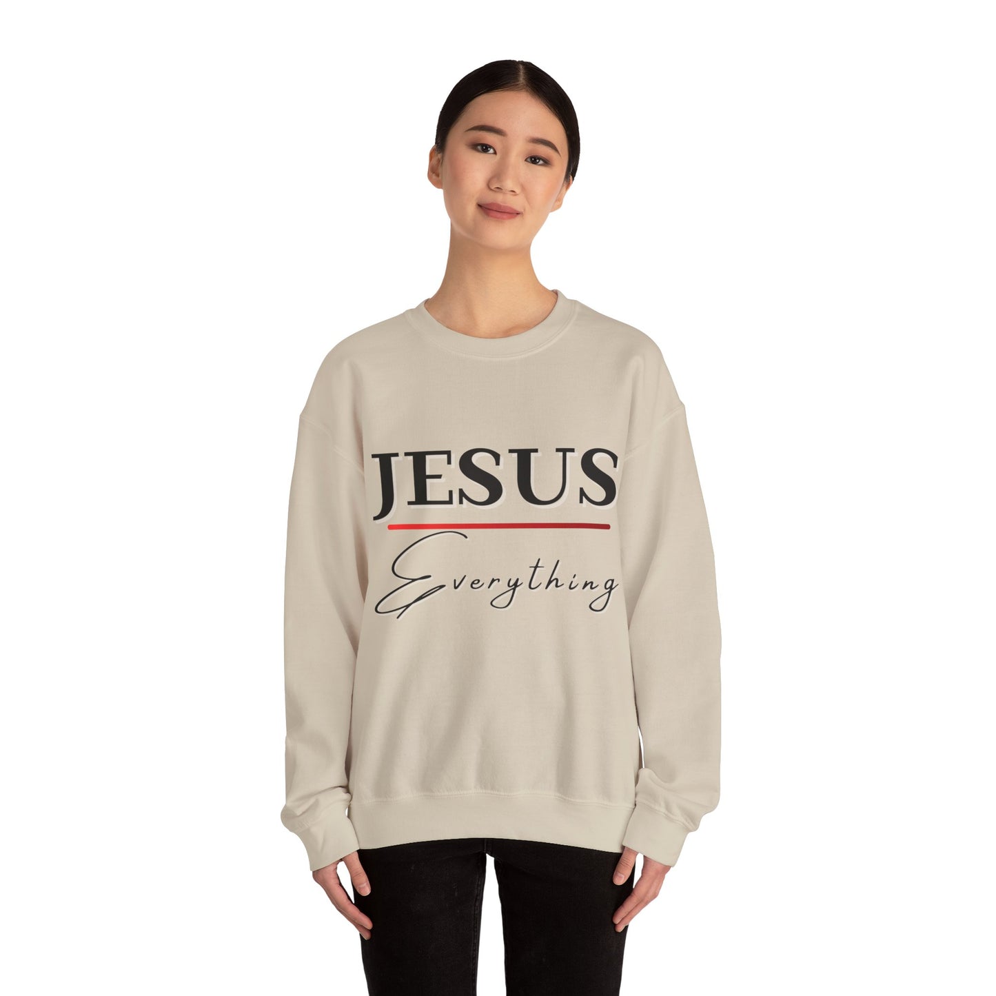 Jesus Over Everything Crewneck Sweatshirt