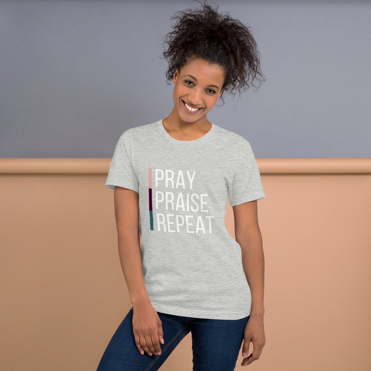 Pray, Praise & Repeat Tee