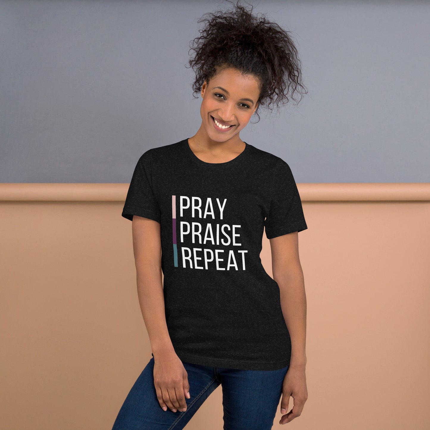 Pray, Praise & Repeat Tee