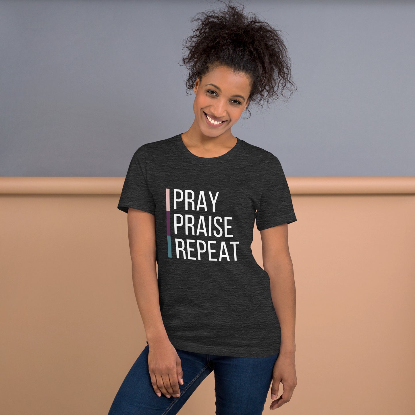 Pray, Praise & Repeat Tee