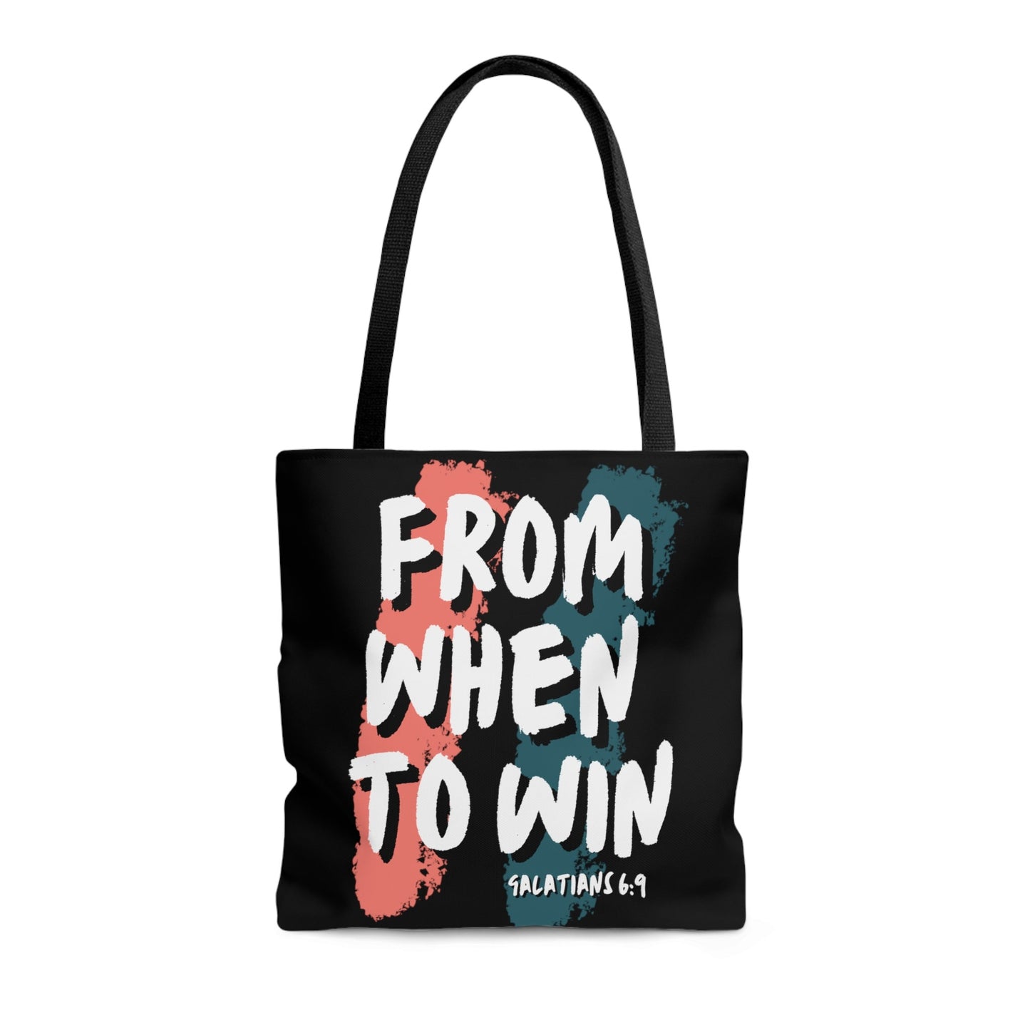 From When to Win Tote Bag (AOP)