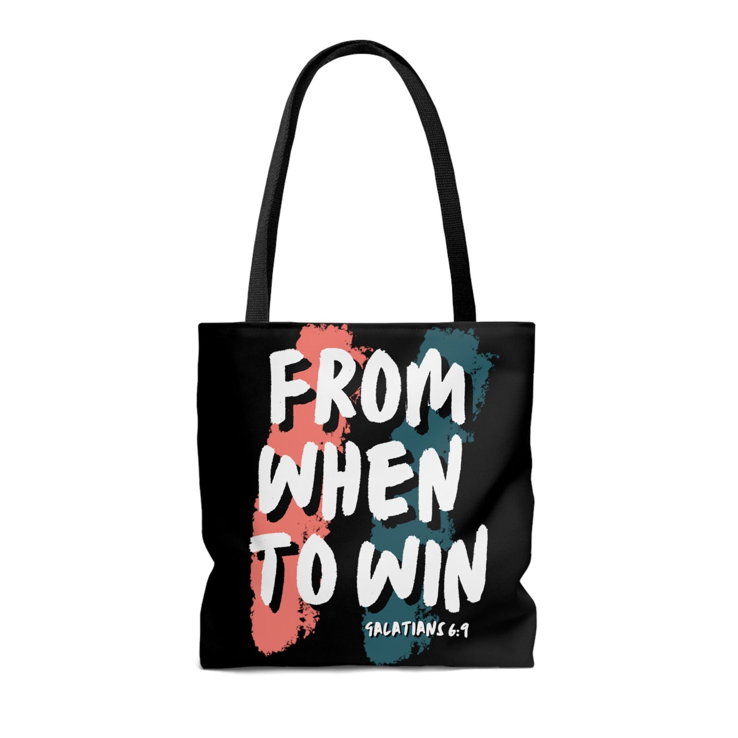 From When to Win Tote Bag (AOP)