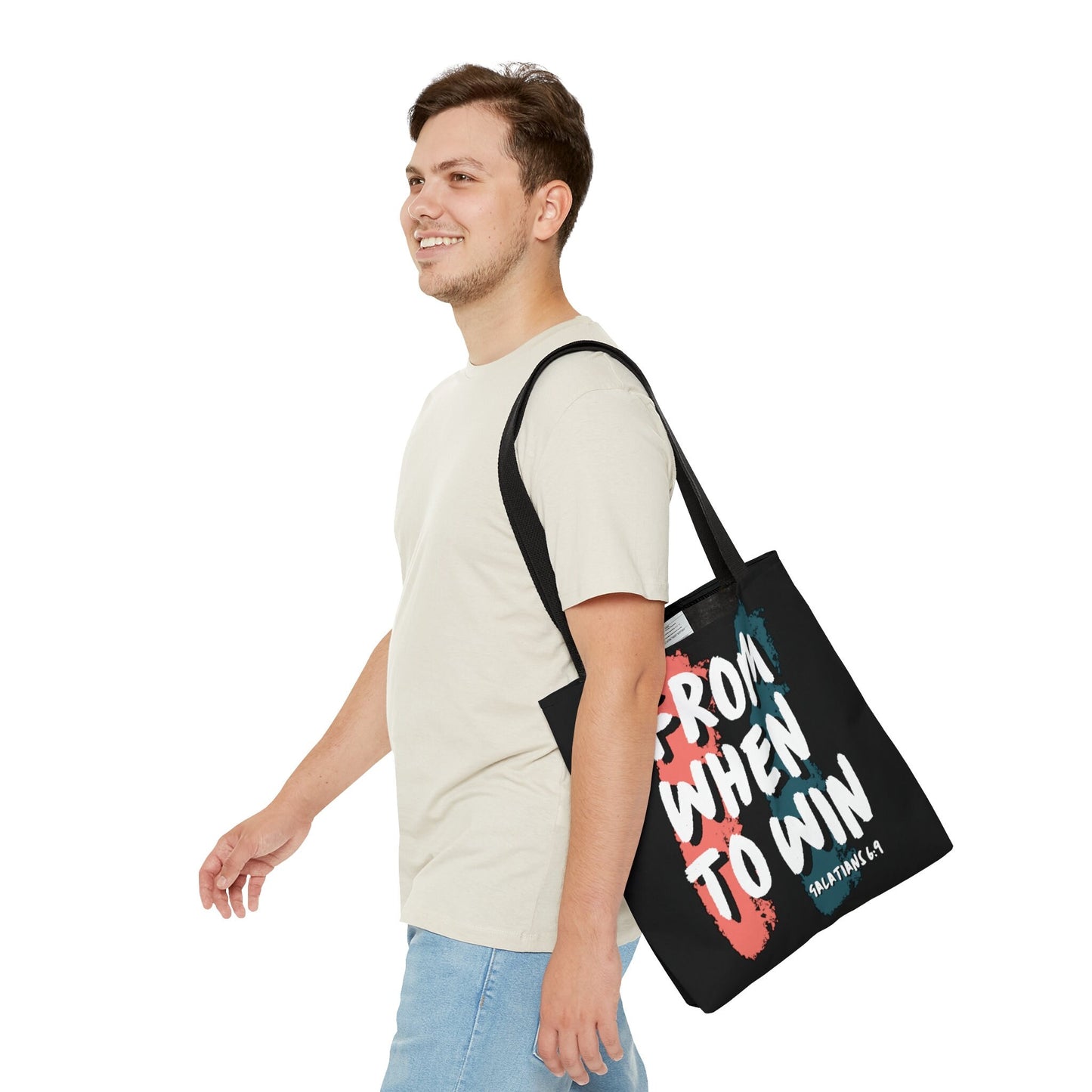 From When to Win Tote Bag (AOP)