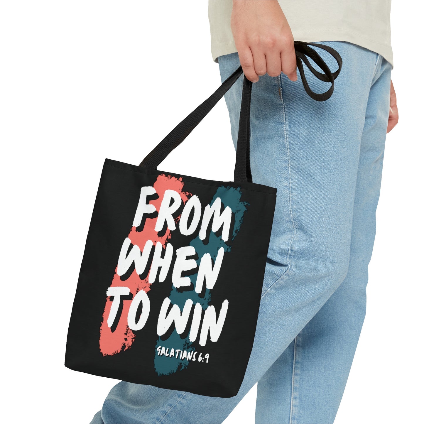 From When to Win Tote Bag (AOP)