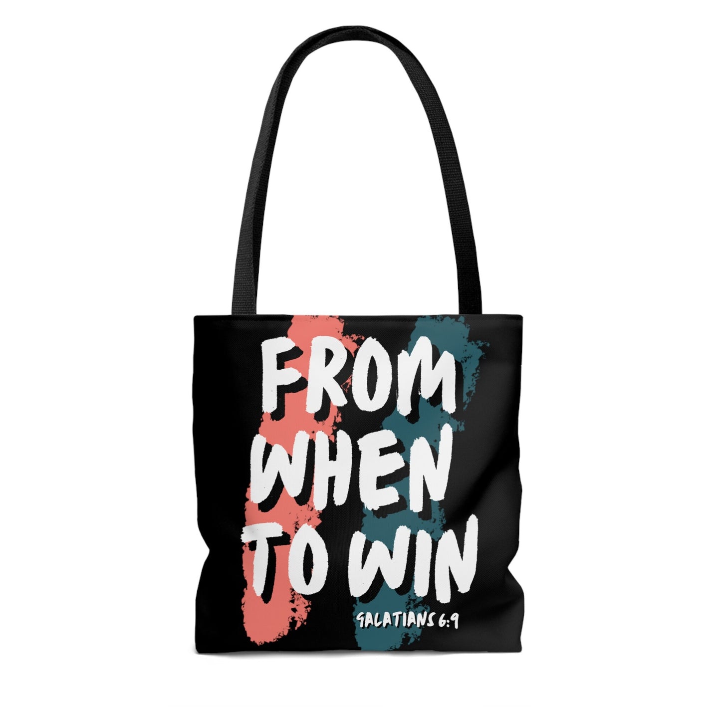 From When to Win Tote Bag (AOP)